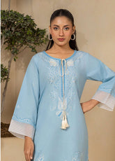 Zellbury Embroidered Cotton 2 Piece Unstitched Shirt Trouser WUS26E20189