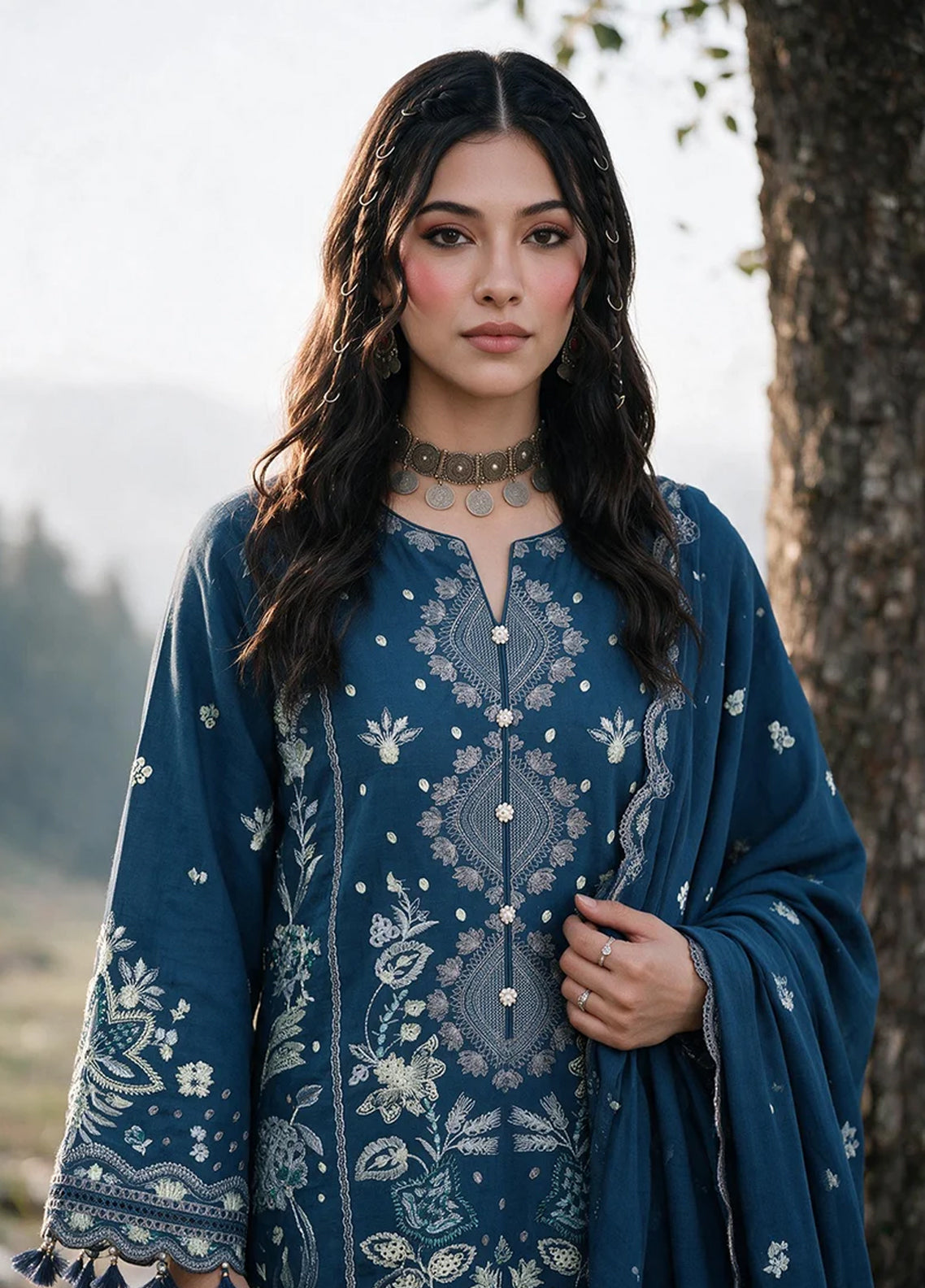 Zellbury Embroidered Khaddar 3 Piece Unstitched Dress WUWQ1E30345 Teal Green Zellbury Embroidered Khaddar 3 Piece Unstitched Dress WUWQ1E30345 Teal Green