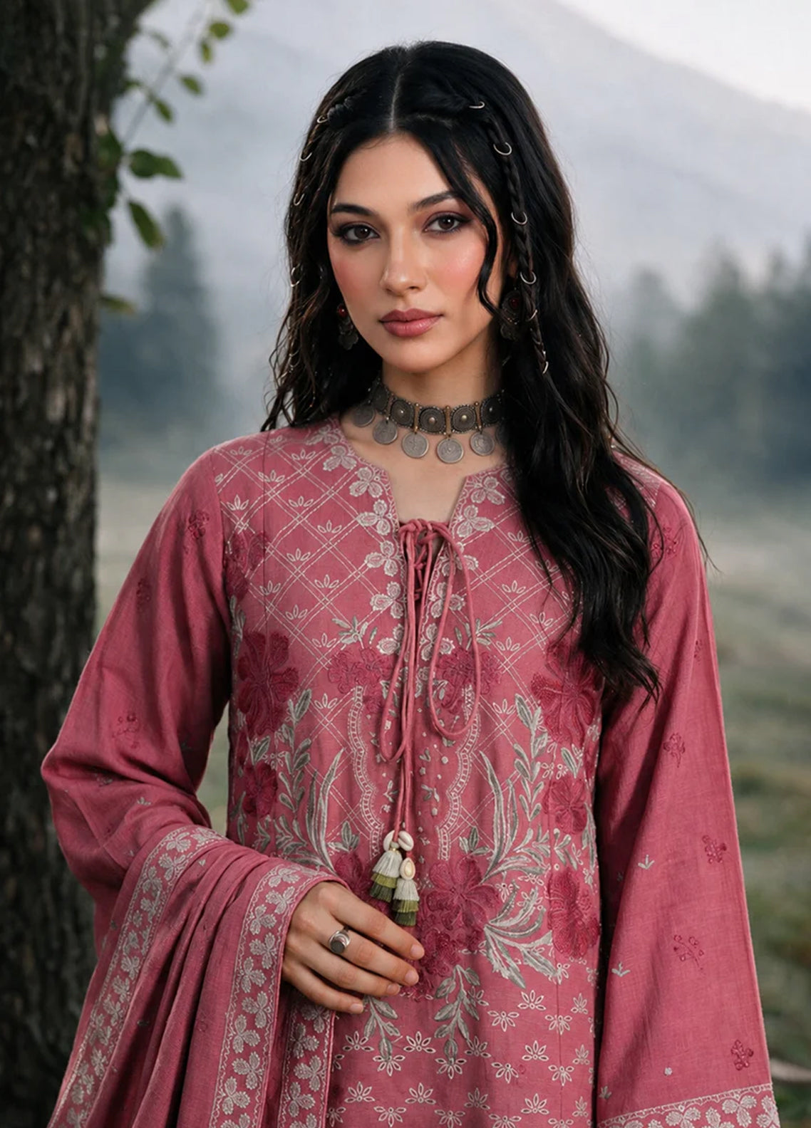 Zellbury Embroidered Khaddar 3 Piece Unstitched Dress WUWQ1E30346 Tea Pink Zellbury Embroidered Khaddar 3 Piece Unstitched Dress WUWQ1E30346 Tea Pink