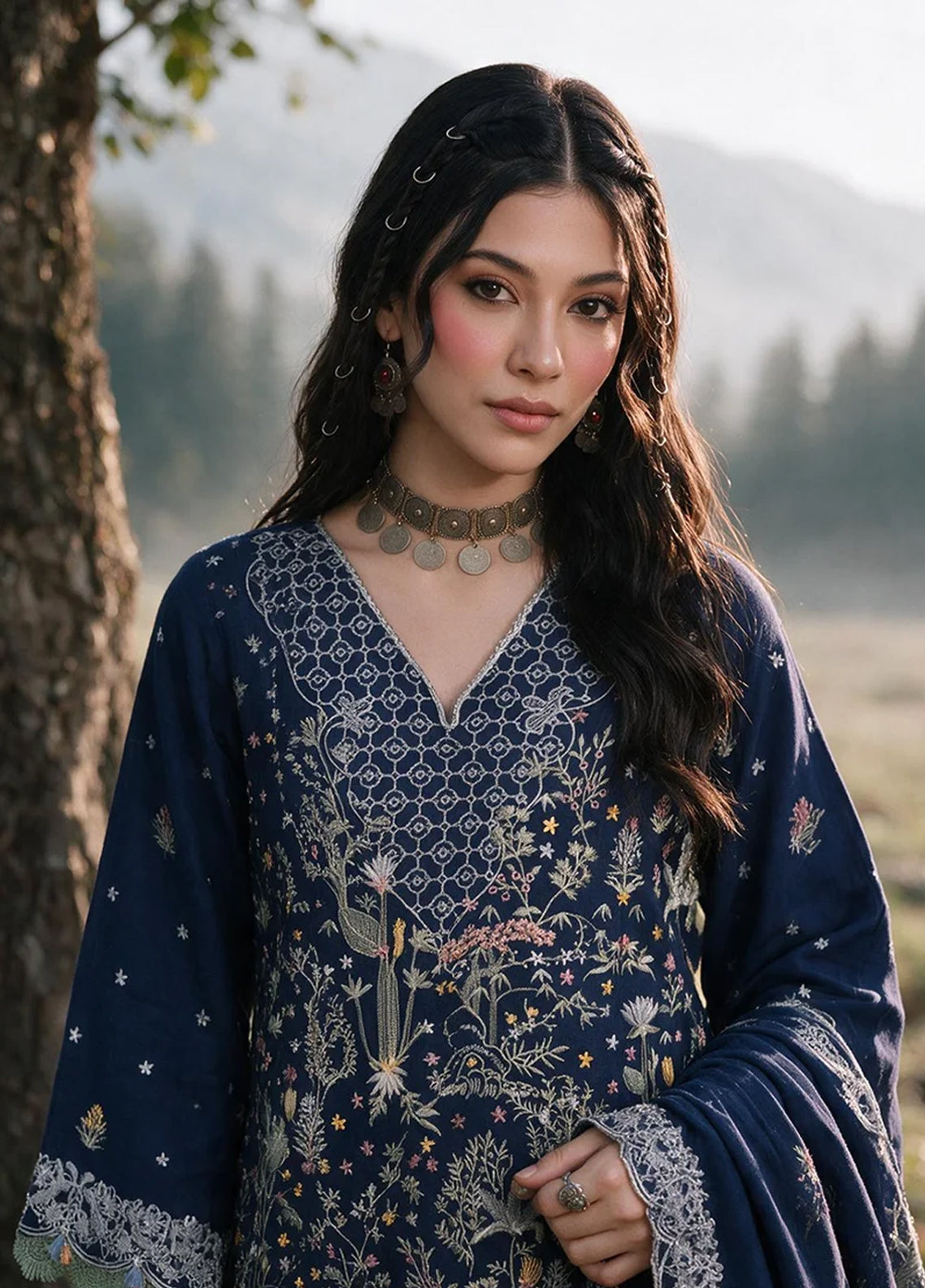 Zellbury Embroidered Khaddar 3 Piece Unstitched Dress WUWQ1E30350 Blue Zellbury Embroidered Khaddar 3 Piece Unstitched Dress WUWQ1E30350 Blue