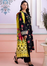Zellbury Embroidered Lawn 2 Piece Unstitched Shirt & Dupatta WUS26E20599