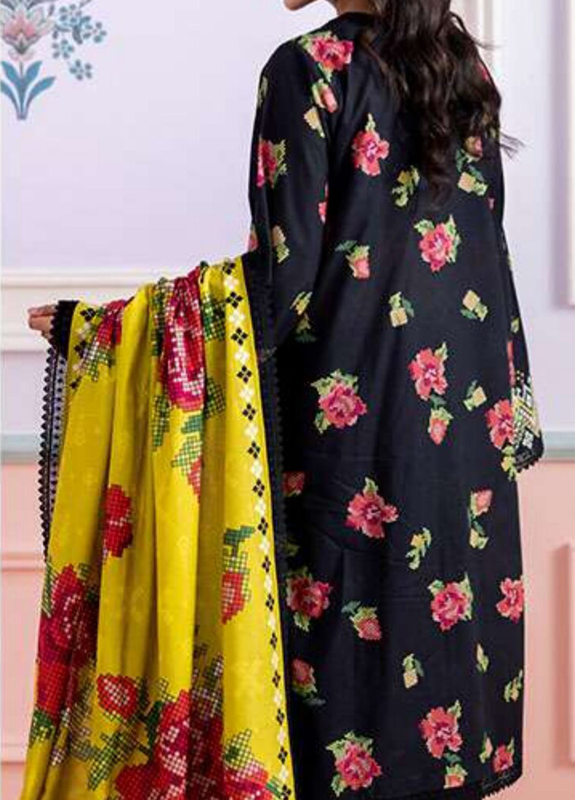 Zellbury Embroidered Lawn 2 Piece Unstitched Shirt & Dupatta WUS26E20599 Zellbury Embroidered Lawn 2 Piece Unstitched Shirt & Dupatta WUS26E20599