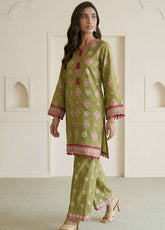 Zellbury Embroidered Lawn 2 Piece Unstitched Shirt & Trouser WUS26E20673