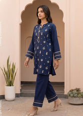Zellbury Embroidered Lawn 2 Piece Unstitched Shirt Trouser WUS26E21217
