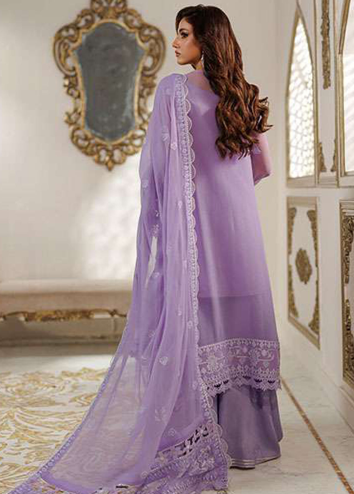 Zellbury Luxury Embroidered Chiffon 3 Piece Unstitched Suit WULC26E34235 Zellbury Luxury Embroidered Chiffon 3 Piece Unstitched Suit WULC26E34235
