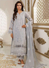 Zellbury Luxury Embroidered Cotton 3 Piece Unstitched Suit WULC26E34226