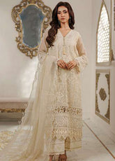 Zellbury Luxury Embroidered Net 3 Piece Unstitched Suit WULC26E34227