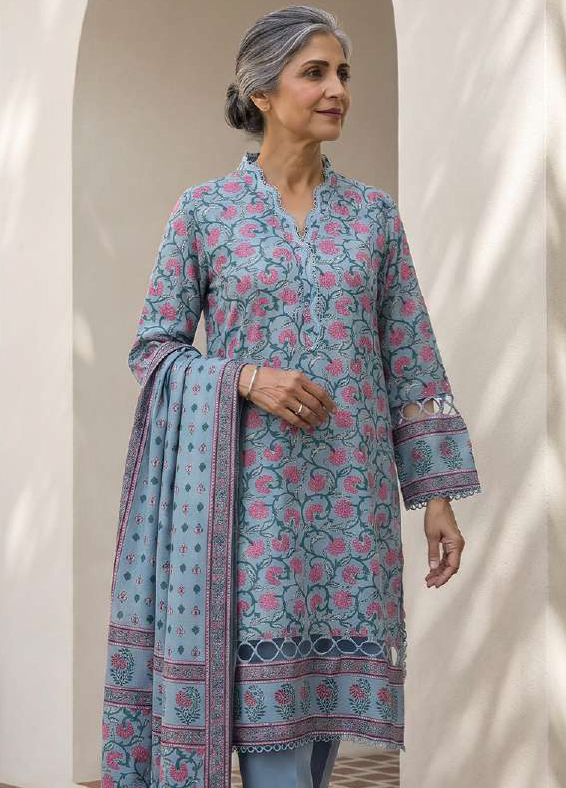 Zellbury Mother Printed Lawn 3 Piece Unstitched Suit WUS26X38022 Zellbury Mother Printed Lawn 3 Piece Unstitched Suit WUS26X38022
