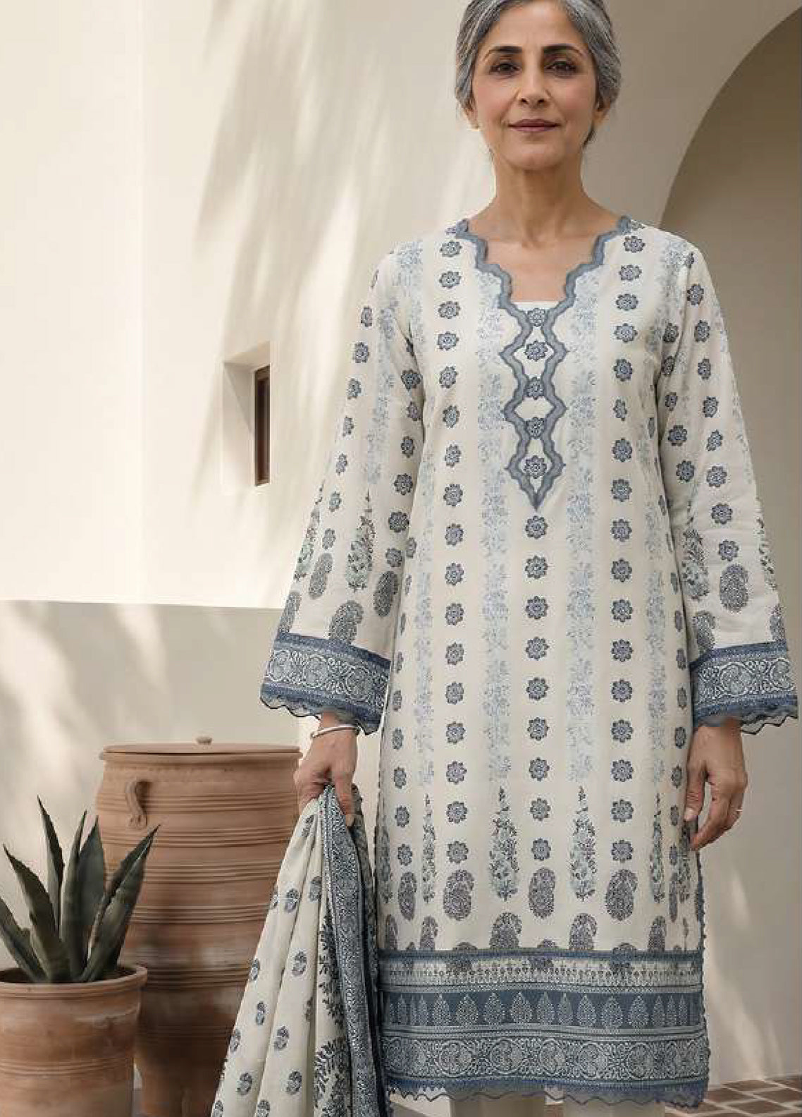 Zellbury Mother Printed Lawn 3 Piece Unstitched Suit WUS26X38030 Zellbury Mother Printed Lawn 3 Piece Unstitched Suit WUS26X38030