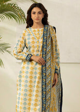 Zellbury Printed Lawn 2 Piece Unstitched Shirt & Dupatta WUS26X20403