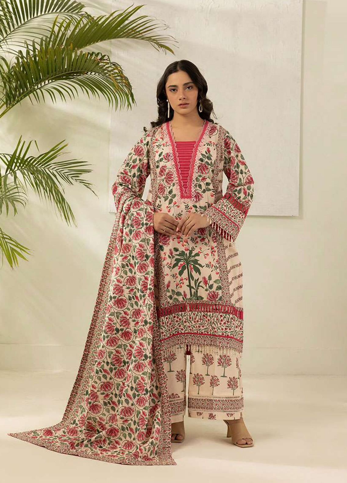 Zellbury Printed Lawn 3 Piece Unstitched Suit WUS26X30489 Zellbury Printed Lawn 3 Piece Unstitched Suit WUS26X30489