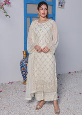 Zenia by Fine Textile Embroidered Chiffon Suits Unstitched 3 Piece - FT25ZC 02