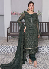 Zenia by Fine Textile Embroidered Chiffon Suits Unstitched 3 Piece - FT25ZC 03