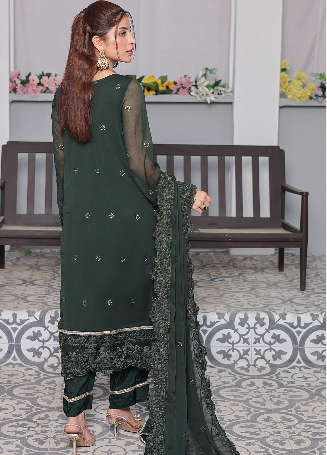 Zenia by Fine Textile Embroidered Chiffon Suits Unstitched 3 Piece - FT25ZC 03 Zenia by Fine Textile Embroidered Chiffon Suits Unstitched 3 Piece - FT25ZC 03