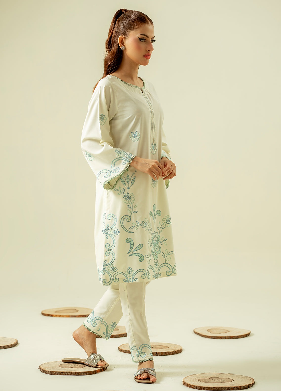Zouj Embroidered Lawn 2 Piece Stitched Shirt & Trouser SJ26EL D-03 Zouj Embroidered Lawn 2 Piece Stitched Shirt & Trouser SJ26EL D-03