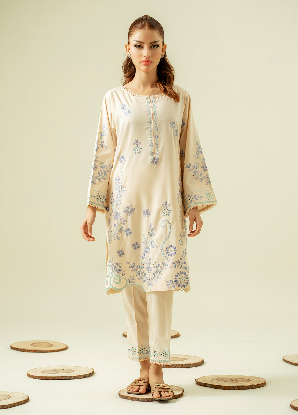 Zouj Embroidered Lawn 2 Piece Stitched Shirt & Trouser SJ26EL D-04 Zouj Embroidered Lawn 2 Piece Stitched Shirt & Trouser SJ26EL D-04