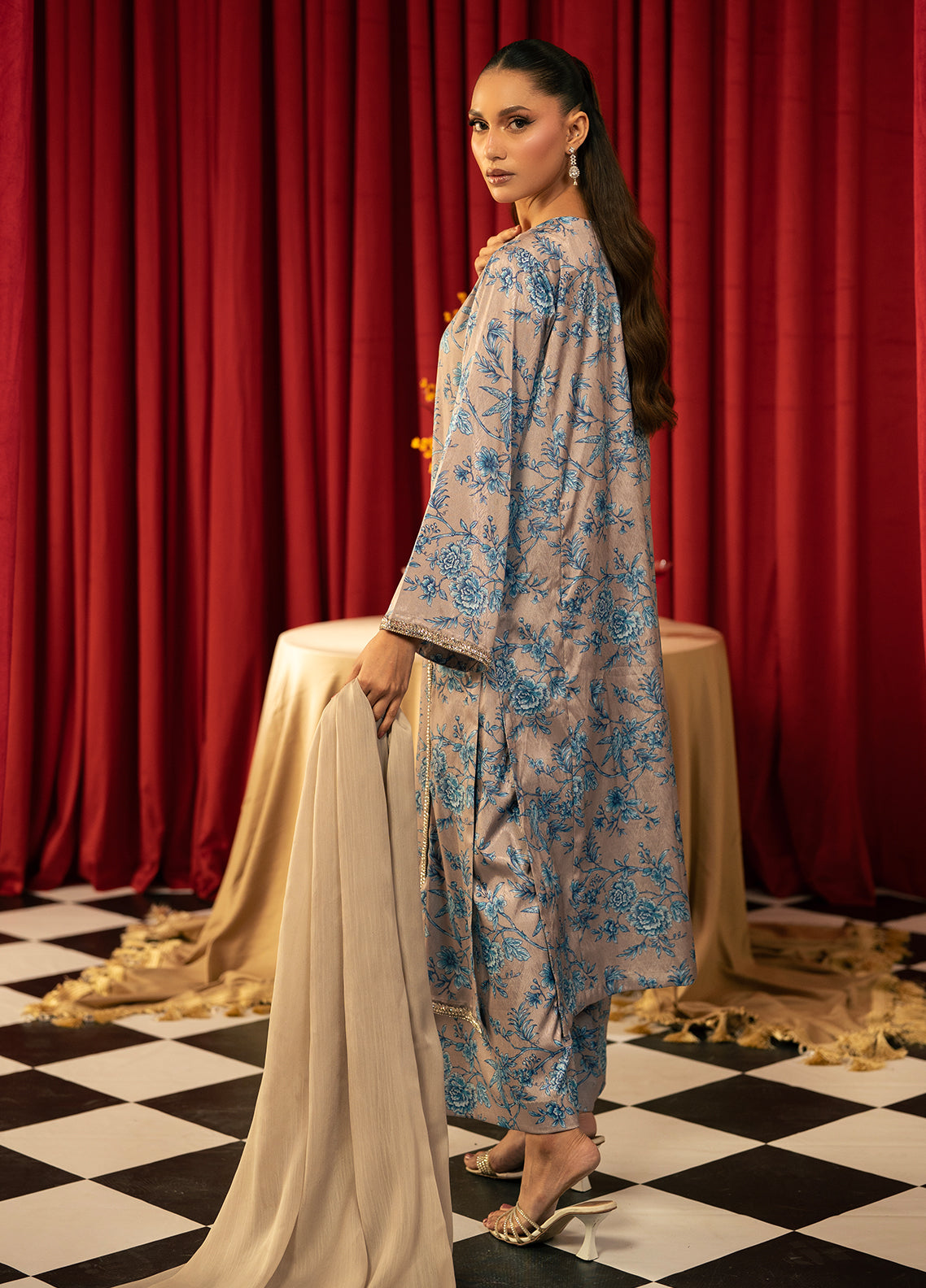 Zouj Embroidered Silk 2 Piece Stitched Shirt & Trouser ZJ26PLS D-02 Zouj Embroidered Silk 2 Piece Stitched Shirt & Trouser ZJ26PLS D-02