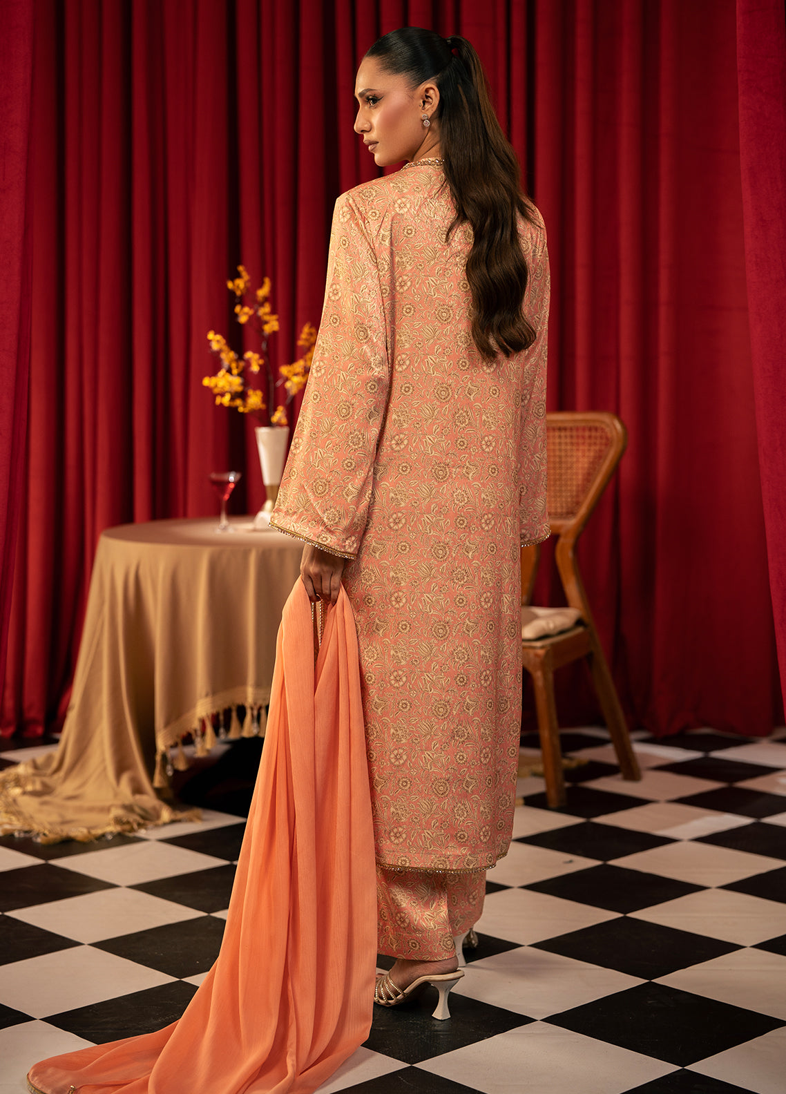 Zouj Embroidered Silk 2 Piece Stitched Shirt & Trouser ZJ26PLS D-04 Zouj Embroidered Silk 2 Piece Stitched Shirt & Trouser ZJ26PLS D-04