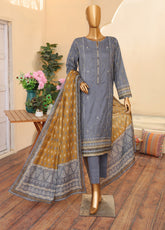 Zouk by HZ Textile Embroidered Lawn Suits Unstitched 3 Piece - HZ25ZL ZEC-159