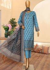 Zouk by HZ Textile Embroidered Lawn Suits Unstitched 3 Piece - HZ25ZL ZEC-160