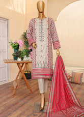 Zouk by HZ Textile Embroidered Lawn Suits Unstitched 3 Piece - HZ25ZL ZEC-164