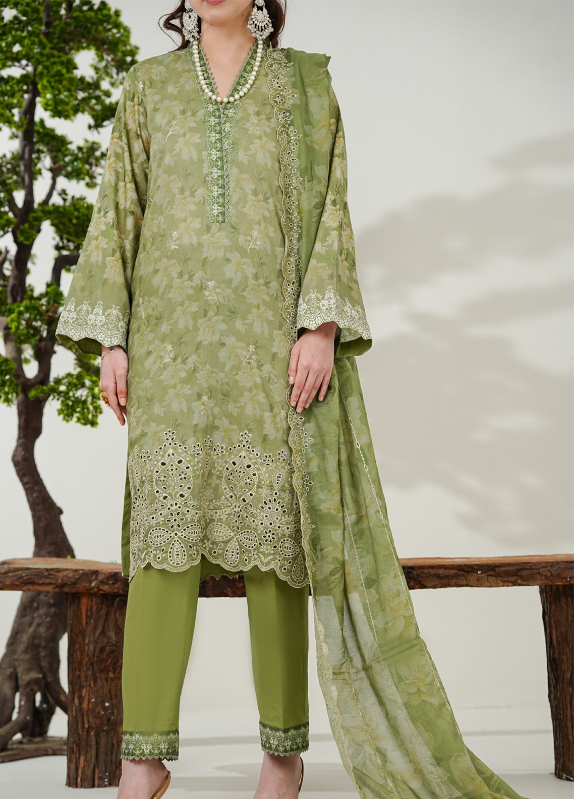 Zynah By VS Textile Premium Chikankari Lawn 3 Piece Unstitched Suit VS26ZPDV14 D-740 Zynah By VS Textile Premium Chikankari Lawn 3 Piece Unstitched Suit VS26ZPDV14 D-740