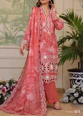 Zynah by VS Textile Chikankari Lawn Suits Unstitched 3 Piece - VS25ZL 401