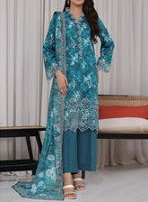 Zynah by VS Textile Embroidered Chikankari Suit Unstitched 3 Piece - VS25PC 402