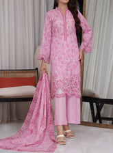 Zynah by VS Textile Embroidered Chikankari Suit Unstitched 3 Piece - VS25PC 403