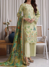 Zynah by VS Textile Embroidered Chikankari Suit Unstitched 3 Piece - VS25PC 407