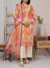 Zynah by VS Textile Embroidered Chikankari Suit Unstitched 3 Piece - VS25PC 408