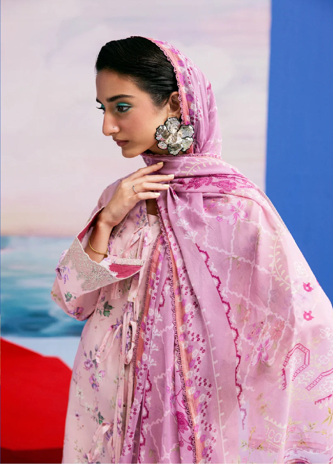 Zync By Florent Printkari Embroidered Lawn 3 Piece Unstitched Suit FL26ZP D-FPK-4B Zync By Florent Printkari Embroidered Lawn 3 Piece Unstitched Suit FL26ZP D-FPK-4B