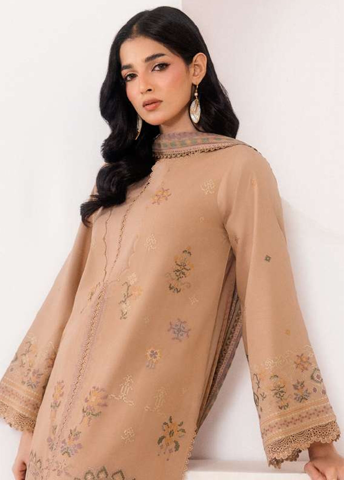 Zync By Florent Embroidered Viscose 3 Piece Unstitched Suit FL26ZI D-FZ-3A Zync By Florent Embroidered Viscose 3 Piece Unstitched Suit FL26ZI D-FZ-3A
