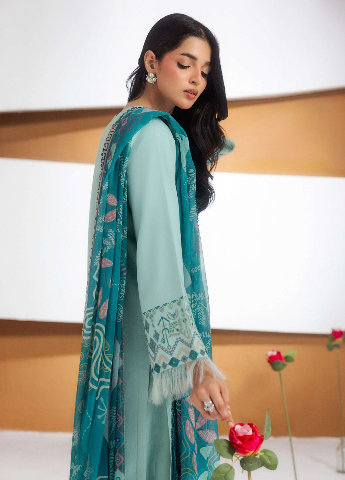 Zync By Florent Embroidered Viscose 3 Piece Unstitched Suit FL26ZI D-FZ-4A Zync By Florent Embroidered Viscose 3 Piece Unstitched Suit FL26ZI D-FZ-4A