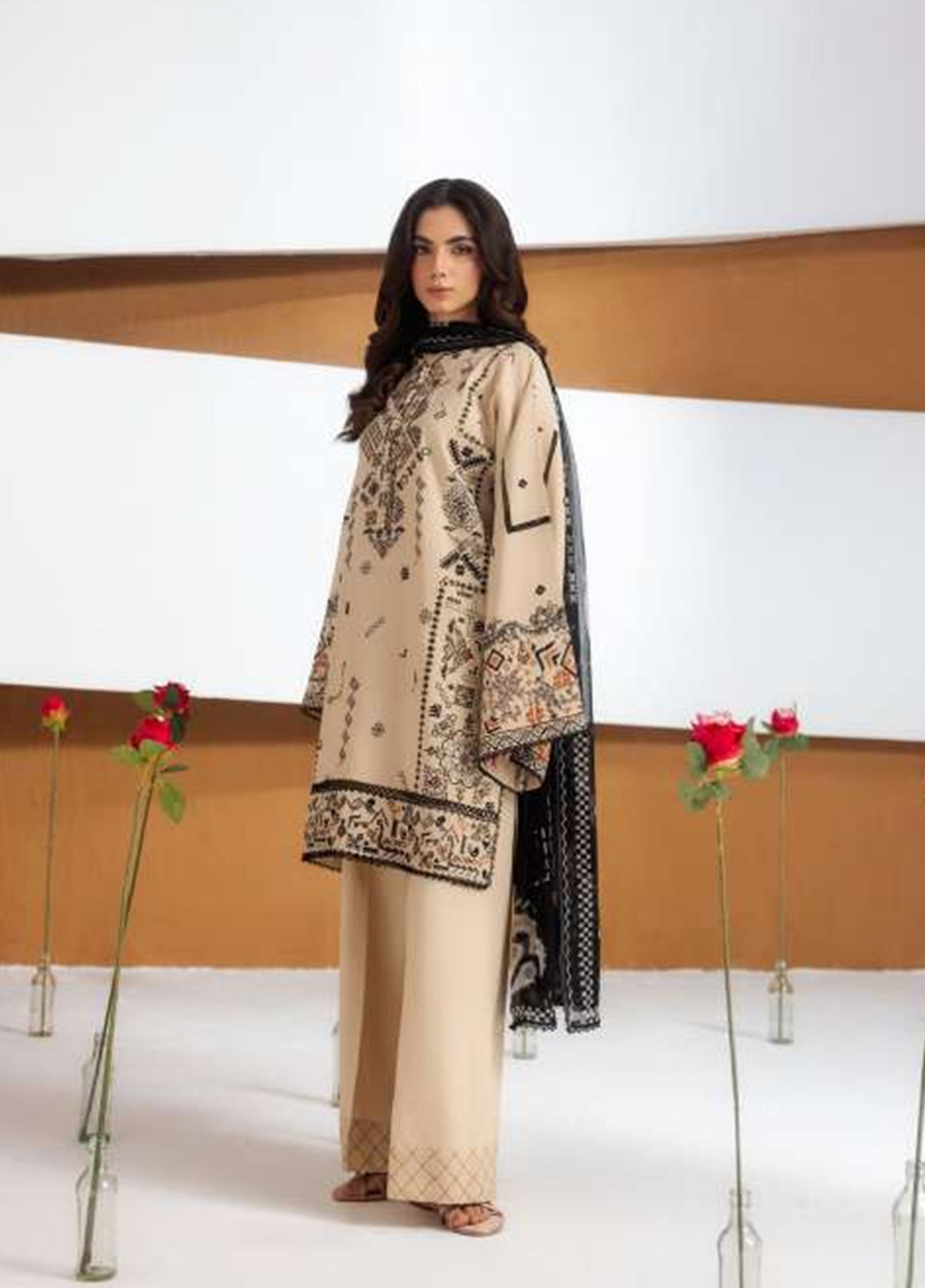 Zync By Florent Embroidered Viscose 3 Piece Unstitched Suit FL26ZI D-FZ-5A Zync By Florent Embroidered Viscose 3 Piece Unstitched Suit FL26ZI D-FZ-5A