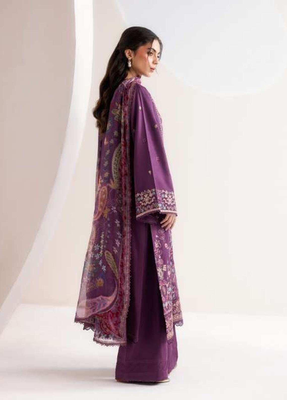 Zync By Florent Embroidered Viscose 3 Piece Unstitched Suit FL26ZI D-FZ-8A Zync By Florent Embroidered Viscose 3 Piece Unstitched Suit FL26ZI D-FZ-8A