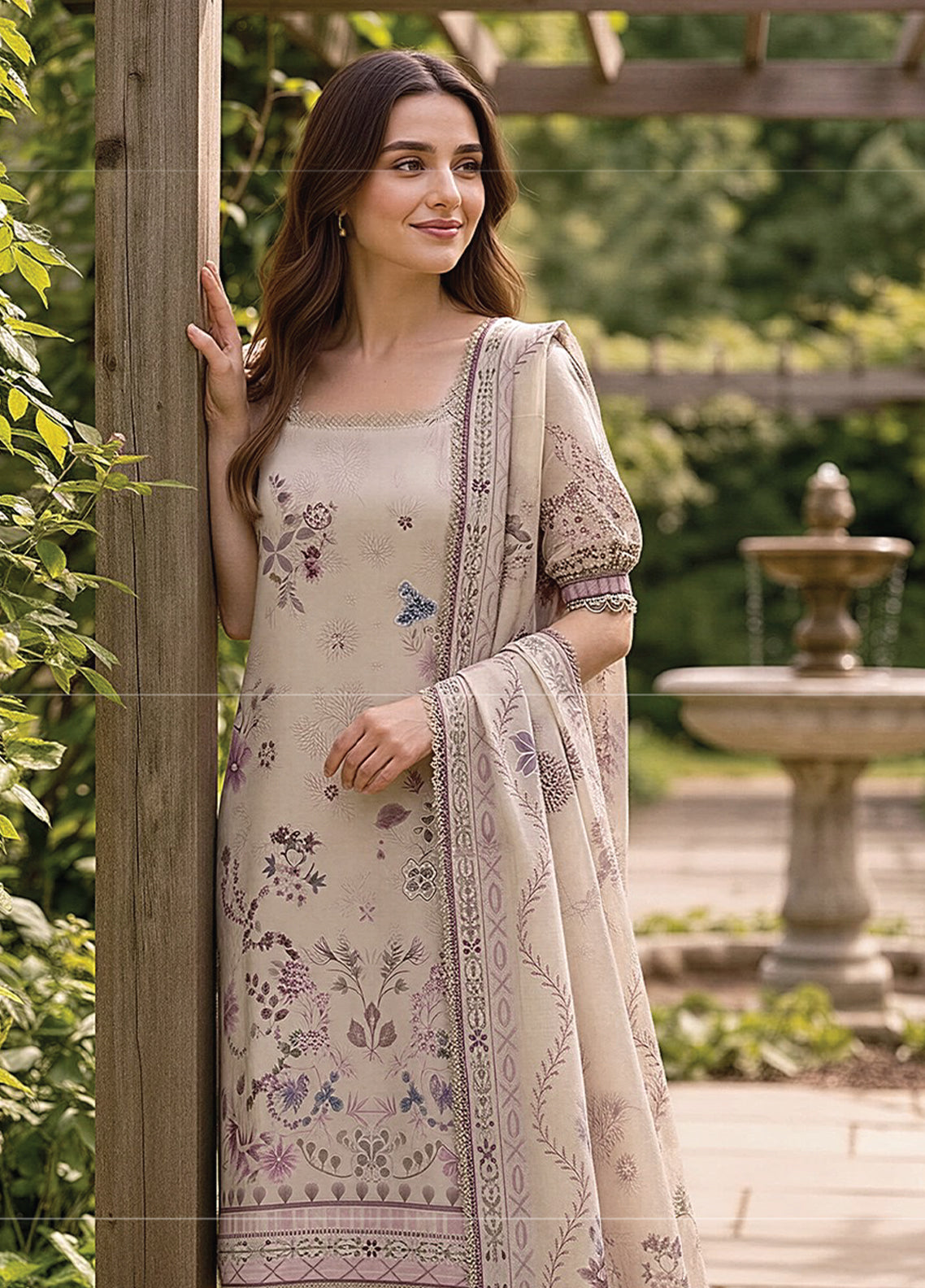 Zync By Florent Excclusive Printed Lawn 3 Piece Unstitched Suit FL26ZP D-01 Zync By Florent Excclusive Printed Lawn 3 Piece Unstitched Suit FL26ZP D-01