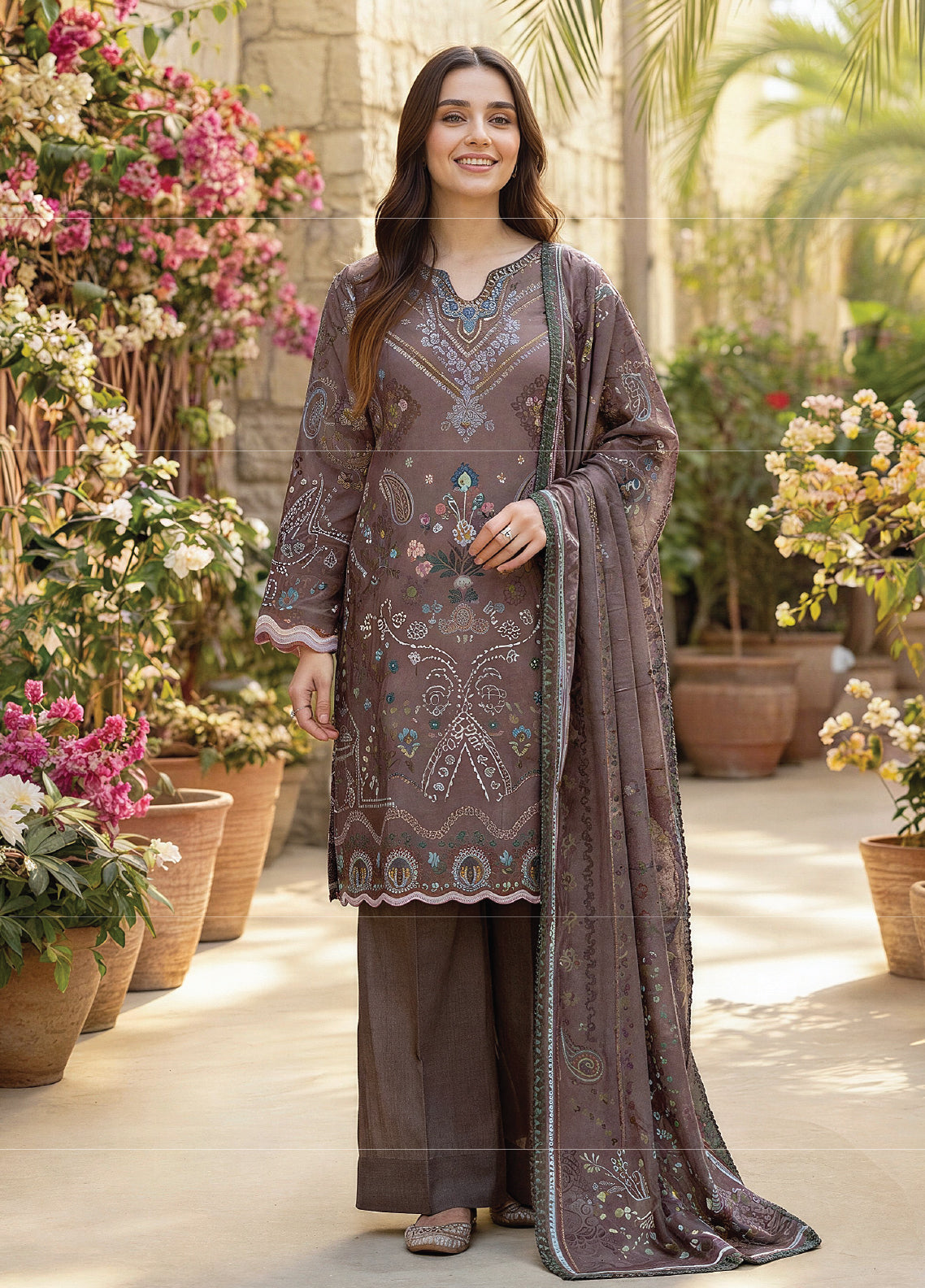 Zync By Florent Excclusive Printed Lawn 3 Piece Unstitched Suit FL26ZP D-04 Zync By Florent Excclusive Printed Lawn 3 Piece Unstitched Suit FL26ZP D-04