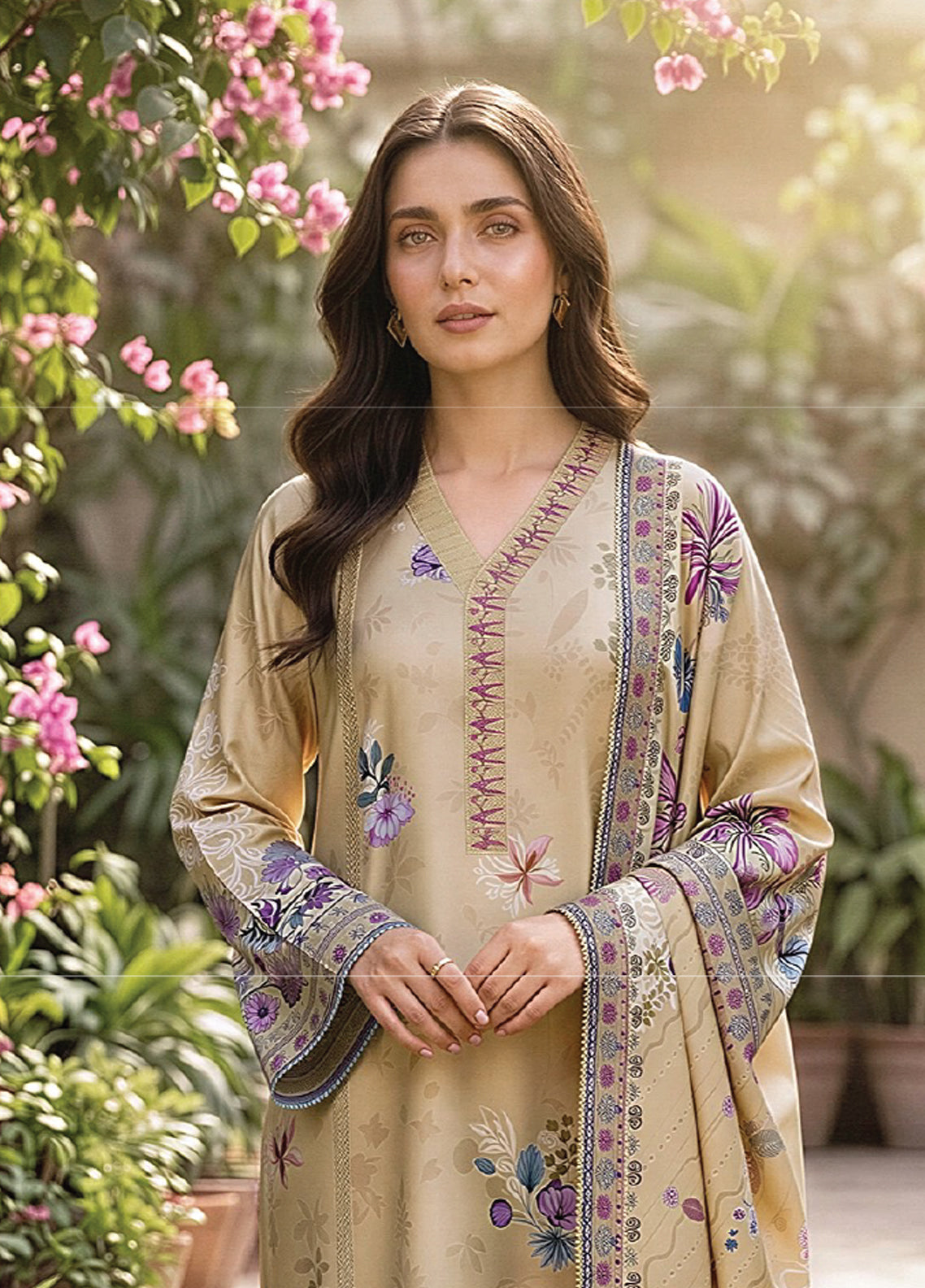 Zync By Florent Excclusive Printed Lawn 3 Piece Unstitched Suit FL26ZP D-05 Zync By Florent Excclusive Printed Lawn 3 Piece Unstitched Suit FL26ZP D-05