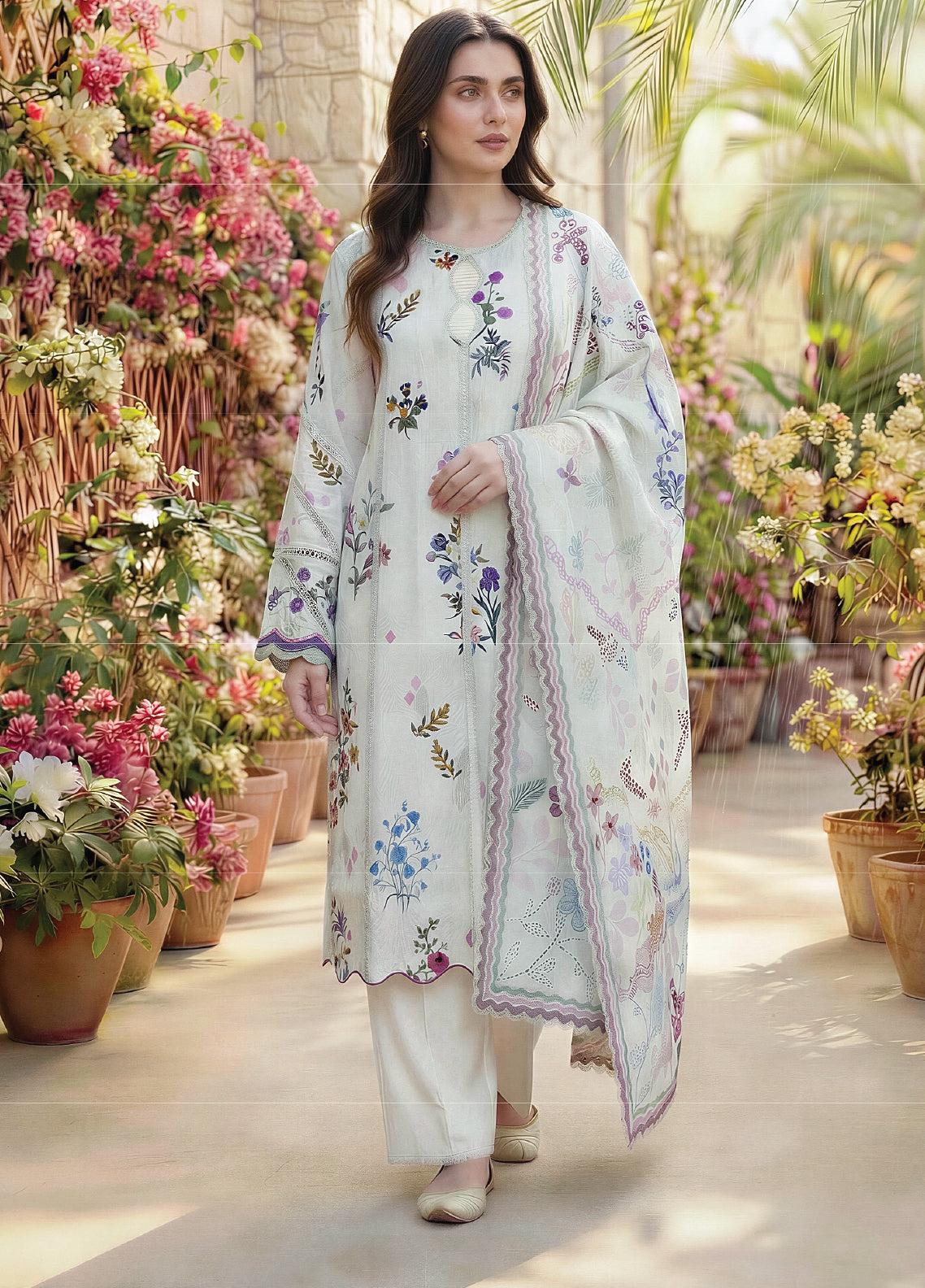 Zync By Florent Excclusive Printed Lawn 3 Piece Unstitched Suit FL26ZP D-06 Zync By Florent Excclusive Printed Lawn 3 Piece Unstitched Suit FL26ZP D-06