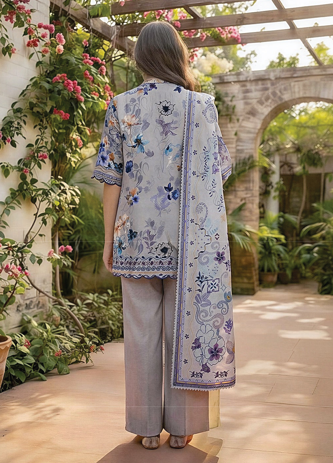 Zync By Florent Excclusive Printed Lawn 3 Piece Unstitched Suit FL26ZP D-10 Zync By Florent Excclusive Printed Lawn 3 Piece Unstitched Suit FL26ZP D-10