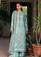 Zync By Florent Luxury Embroidered Lawn 3 Piece Unstitched Suit FL26ZEO D-FZF-2B