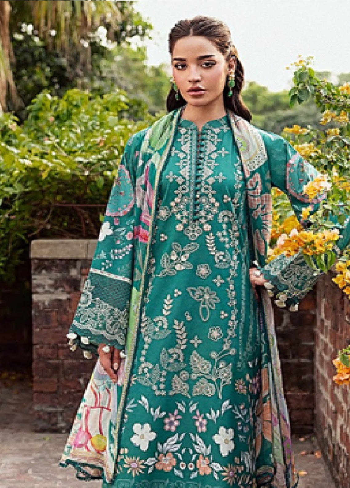 Zync By Florent Luxury Embroidered Lawn 3 Piece Unstitched Suit FL26ZEO D-FZF-3A Zync By Florent Luxury Embroidered Lawn 3 Piece Unstitched Suit FL26ZEO D-FZF-3A
