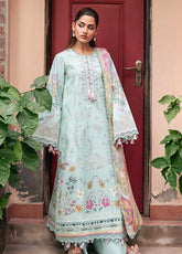 Zync By Florent Luxury Embroidered Lawn 3 Piece Unstitched Suit FL26ZEO D-FZF-3B