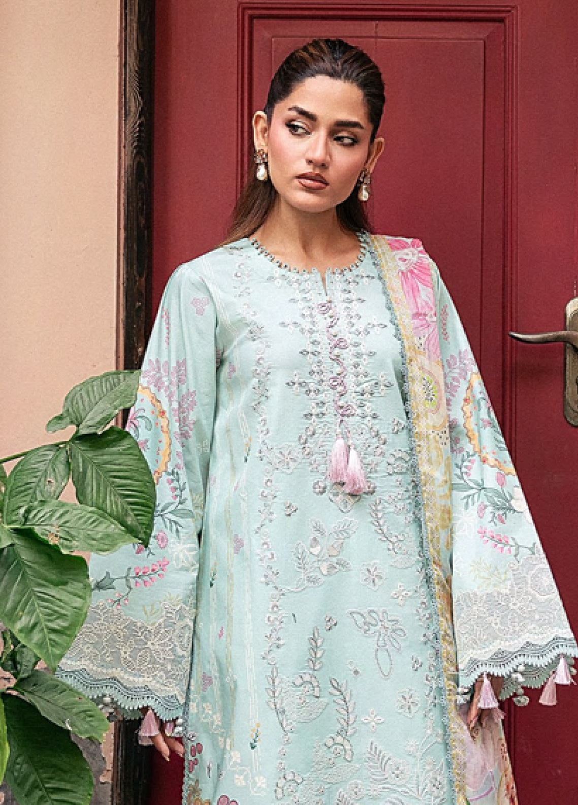 Zync By Florent Luxury Embroidered Lawn 3 Piece Unstitched Suit FL26ZEO D-FZF-3B Zync By Florent Luxury Embroidered Lawn 3 Piece Unstitched Suit FL26ZEO D-FZF-3B
