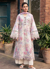 Zync By Florent Luxury Embroidered Lawn 3 Piece Unstitched Suit FL26ZEO D-FZF-4A