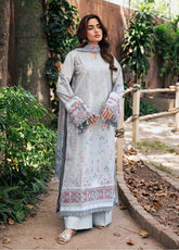 Zync By Florent Luxury Embroidered Lawn 3 Piece Unstitched Suit FL26ZEO D-FZF-5B