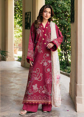 Zync By Florent Luxury Embroidered Lawn 3 Piece Unstitched Suit FL26ZEO D-FZF-6A