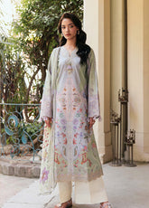 Zync By Florent Luxury Embroidered Lawn 3 Piece Unstitched Suit FL26ZEO D-FZF-7A