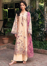 Zync By Florent Luxury Embroidered Lawn 3 Piece Unstitched Suit FL26ZEO D-FZF-8A
